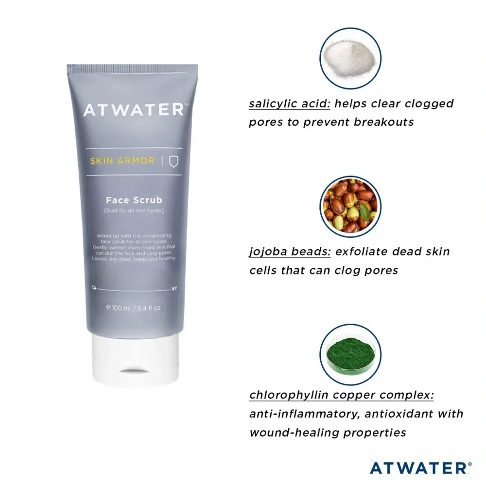 Atwater Skin Armor Face Scrub 3.4oz